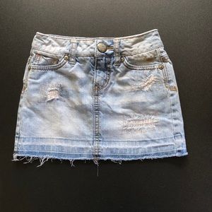 Girls Justice denim skort